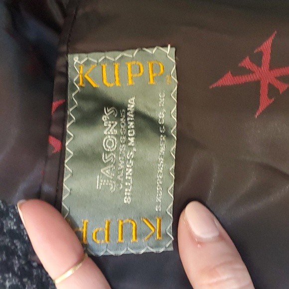 Vintage Long Plaid Trench Coat Blazer - Picture 7 of 9